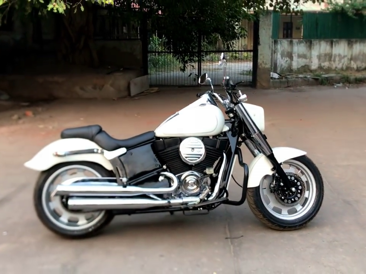 The Royal Enfield Modified Bullet Is The Harley Davidson Fat Boy S