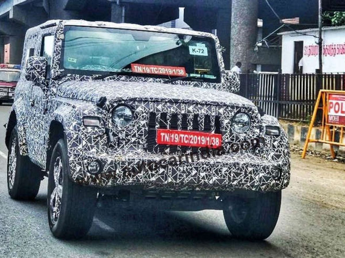 Spied Next Gen Mahindra Thar With Heavy Camouflage Auto Freak