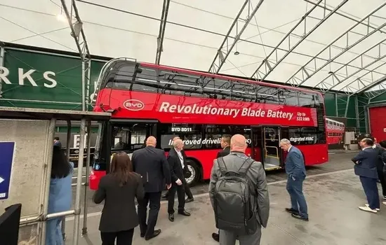 BYD BD11 Bus Launched at London Bus Museum