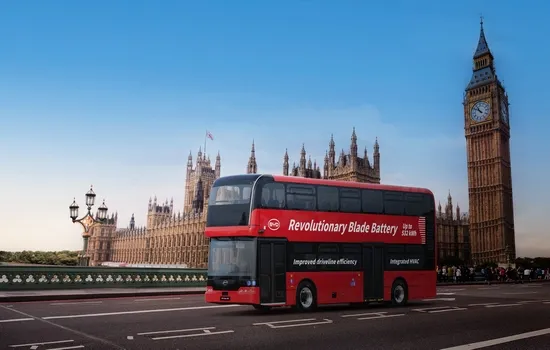 BYD BD11 Double-Decker Bus Launched at London