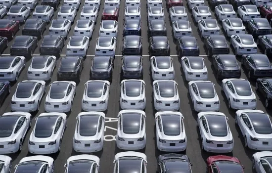 Tesla Is Storing Unsold Cars In Abandoned Parking Lots