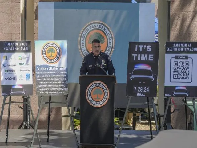 South Pasadena Police Department Tesla EV Fleet