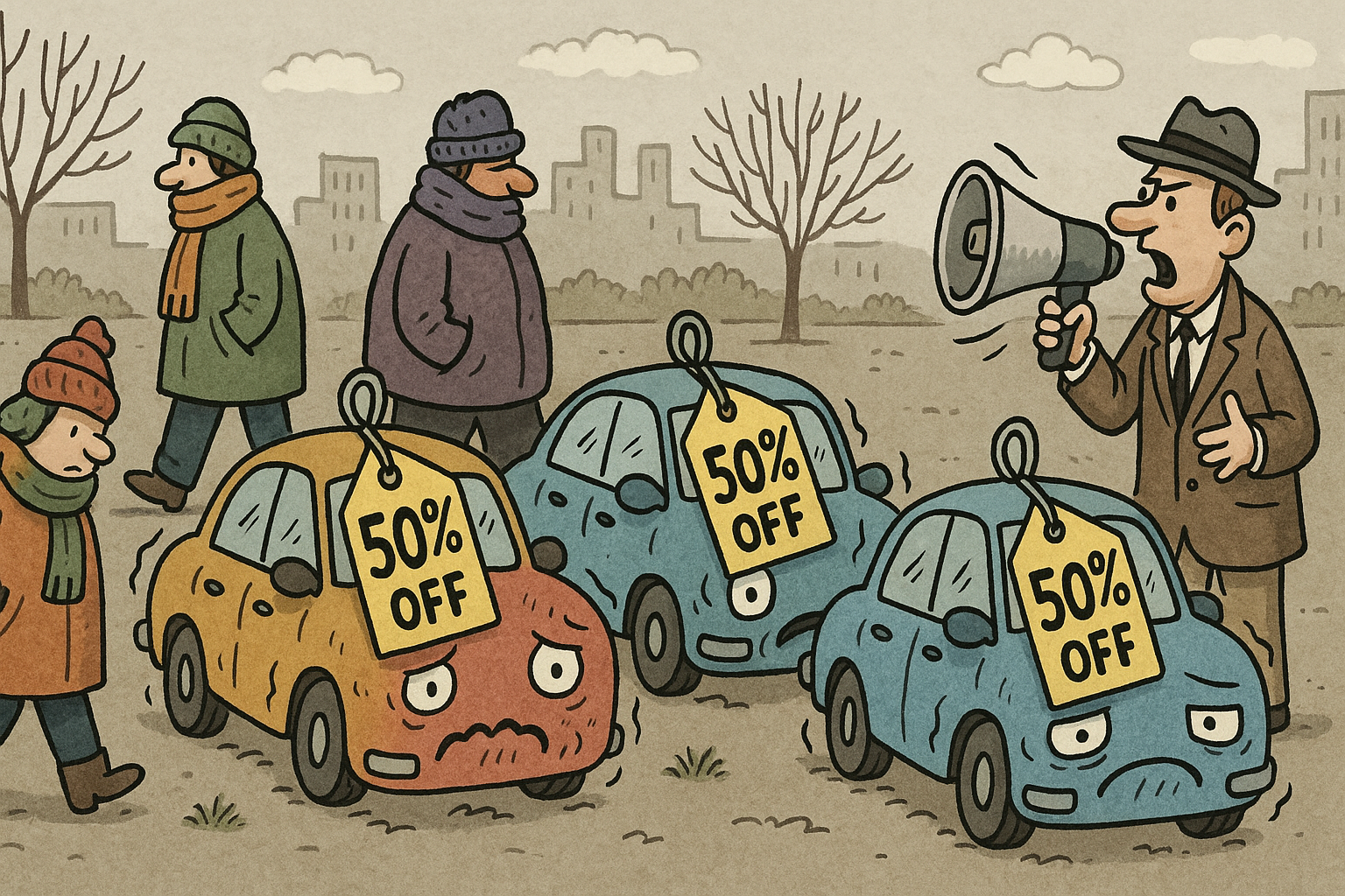 Auto Market Stalls: Sales Slow, Discounts Rise in November