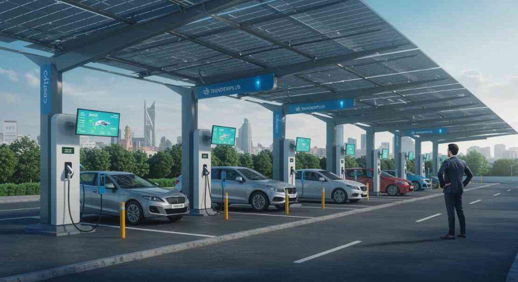 Fast-Charging Expansion Shifts From Highways to Retail Parking Lots