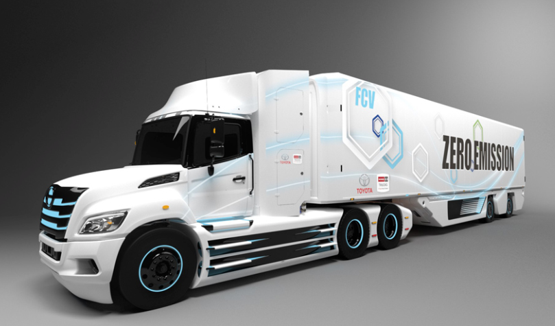Toyota Tests New Hydrogen Fuel Cell Truck Technology in California