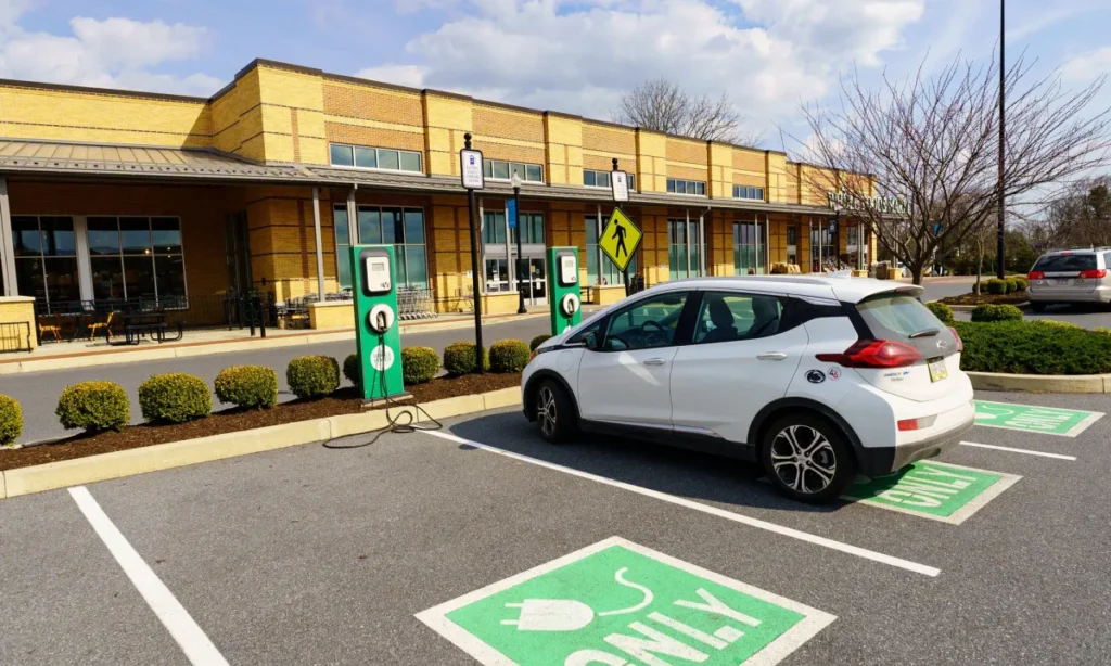 U.S. EV Charging Stations Add Retail and Convenience Partnerships