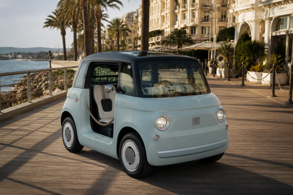Fiat Topolino Electric Microcar Launches in US at $13,995, Targets Golf Cart Market