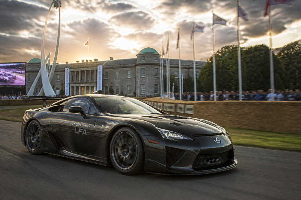 Lexus LFA EV prototype debuts at Goodwood with solid-state batteries, 2027 launch planned