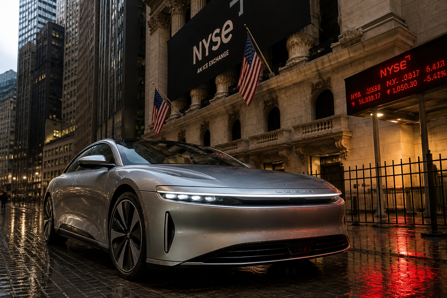 Lucid Motors Stock Crashes 57% on Bankruptcy Rumors, Company Issues Denial