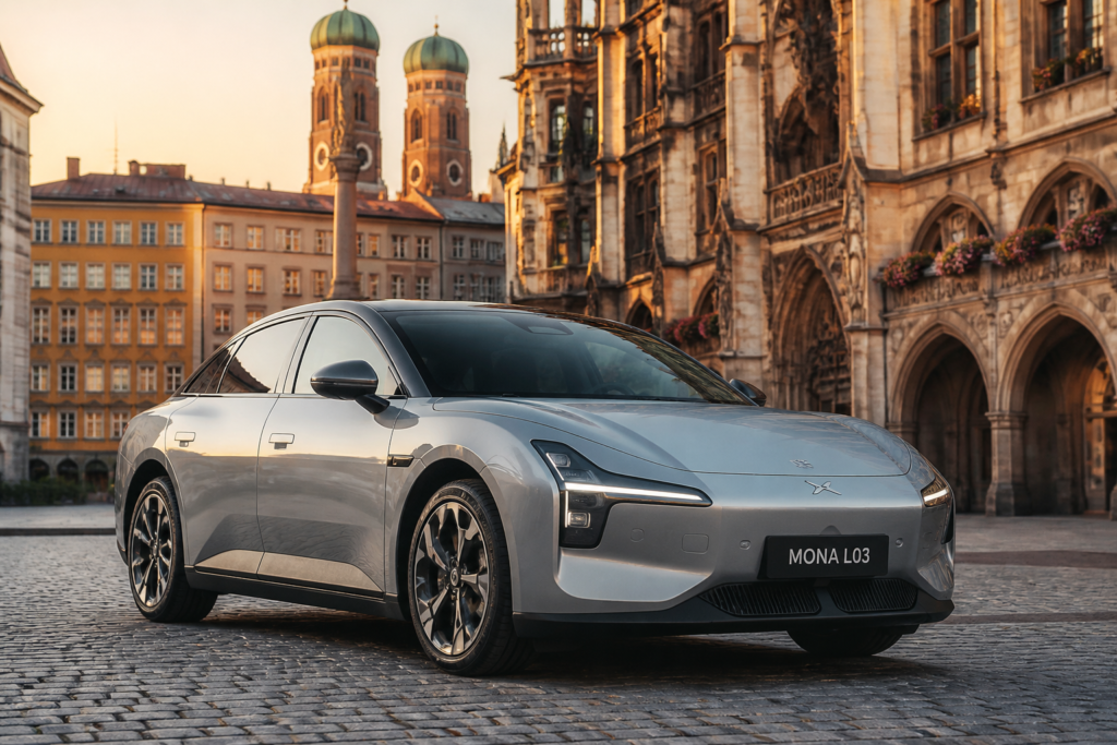 XPeng MONA L03 launches simultaneously in Munich and China with vision-only autonomous driving