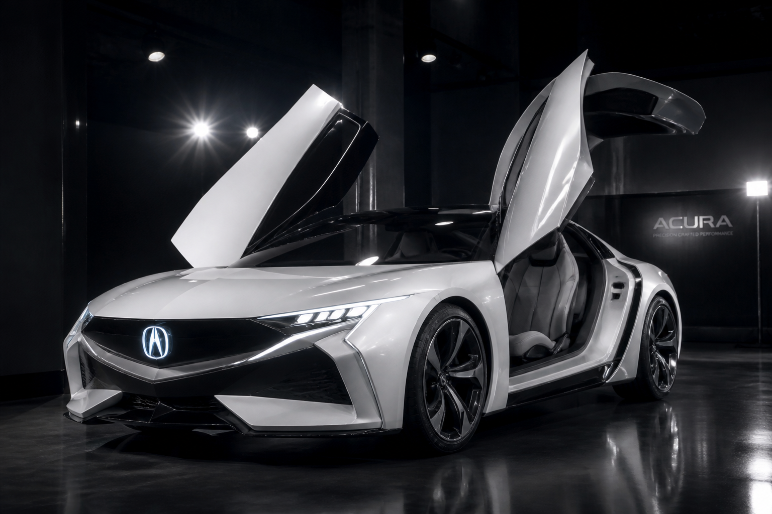Acura Concept With Gullwing Doors Previews Bold New Production Design Direction