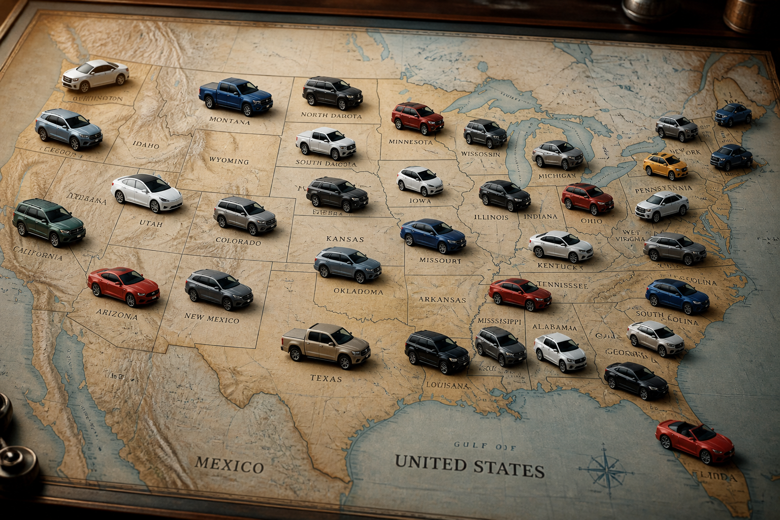 Most Googled Cars by US State Reveals Regional Automotive Demand Patterns