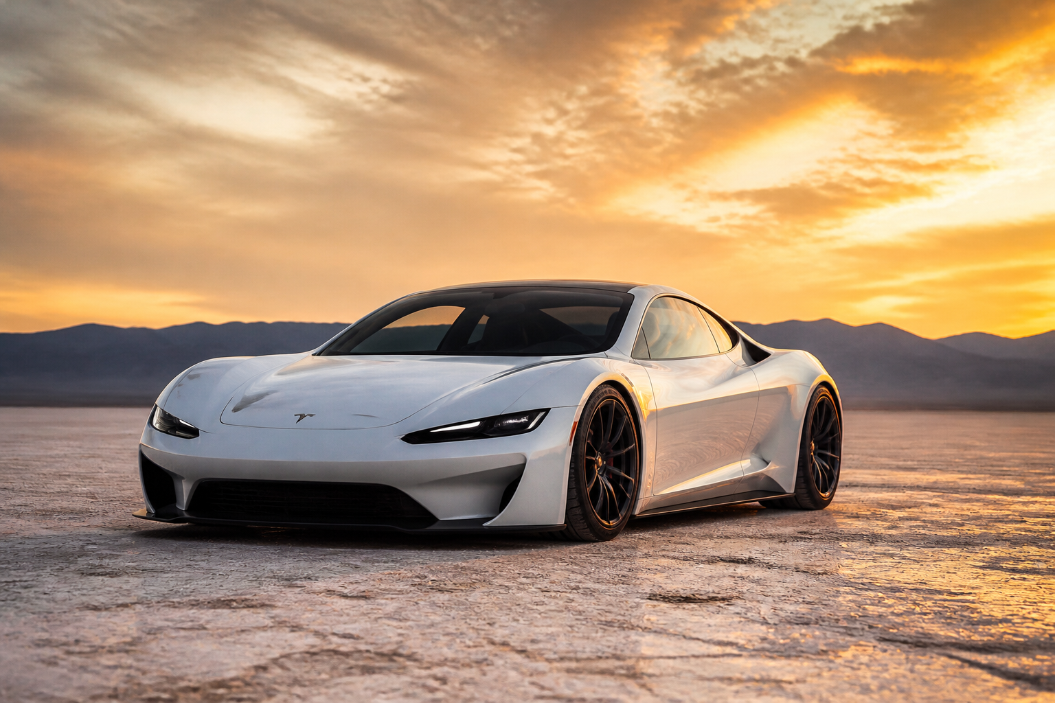 Tesla Roadster SpaceX Thrusters Enable Flight Maneuvers, Sub-One-Second 0-60 MPH Acceleration
